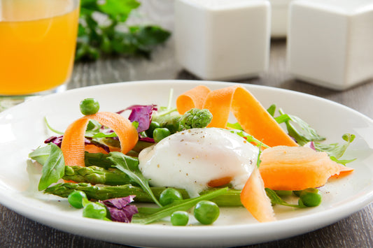 Summer Salad with Poached Egg