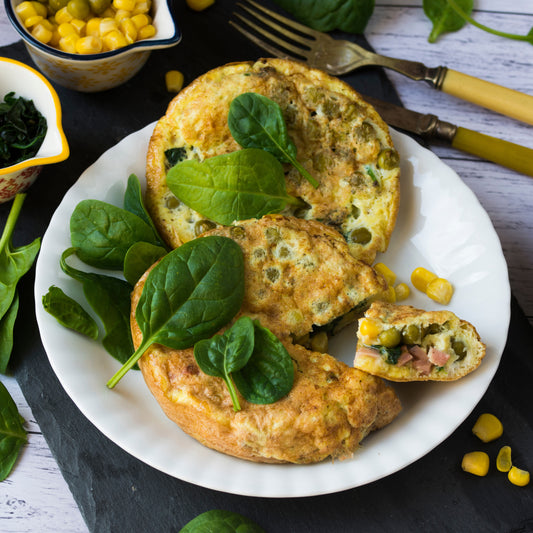 Easy Peas & Sweetcorn Omelette