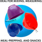 mixing bowls for mixing, measuring and meal prep