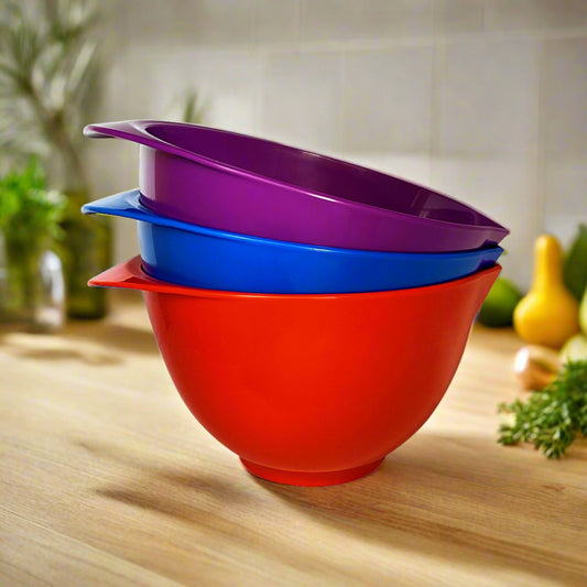 The red, blue and purple bowl set - WePrep