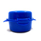 Plastic dark blue microwave egg poacher for omlettes and scrambled eggs