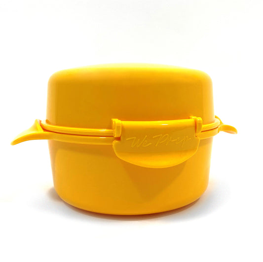 Yellow Microwave Egg Cooker for poached eggs and scrambled eggs