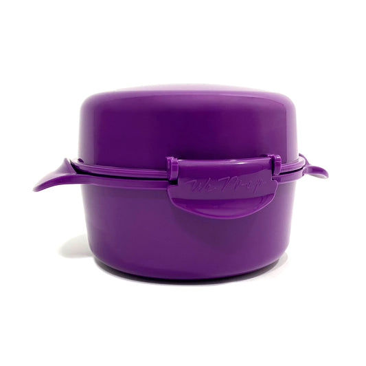 platic purple microwave egg cooker for poached and scrambled eggs